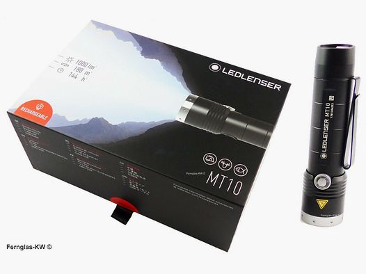Ledlenser 500843 Geschenk Box LED Akku Taschenlampe MT10 Leuchtkraft 1000 Lumen