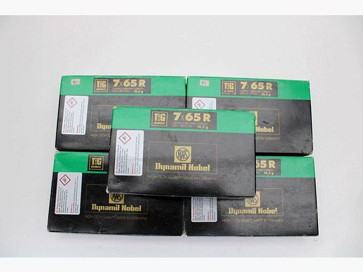 100 shots RWS 7.65R with TIG 10.5g Brenneke Torpedo Ideal bullet type 5x20