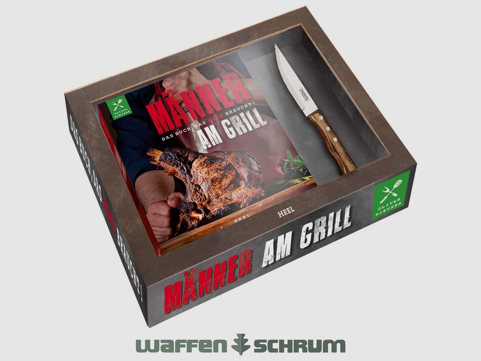 AKAH Mężczyźni przy grillu Książka, której potrzebuje mężczyzna