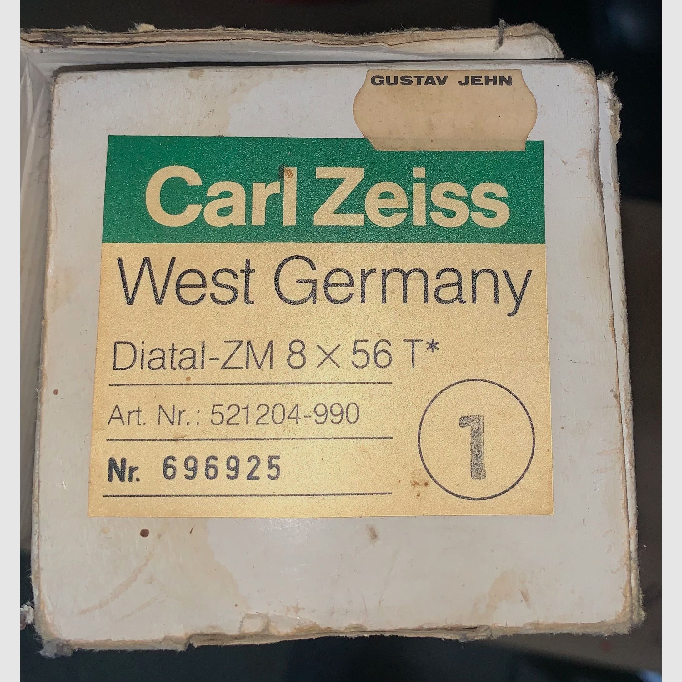 Viseur Carl Zeiss Diatal-ZM 8x56 T* – Allemagne de l'Ouest – entièrement fonctionnel