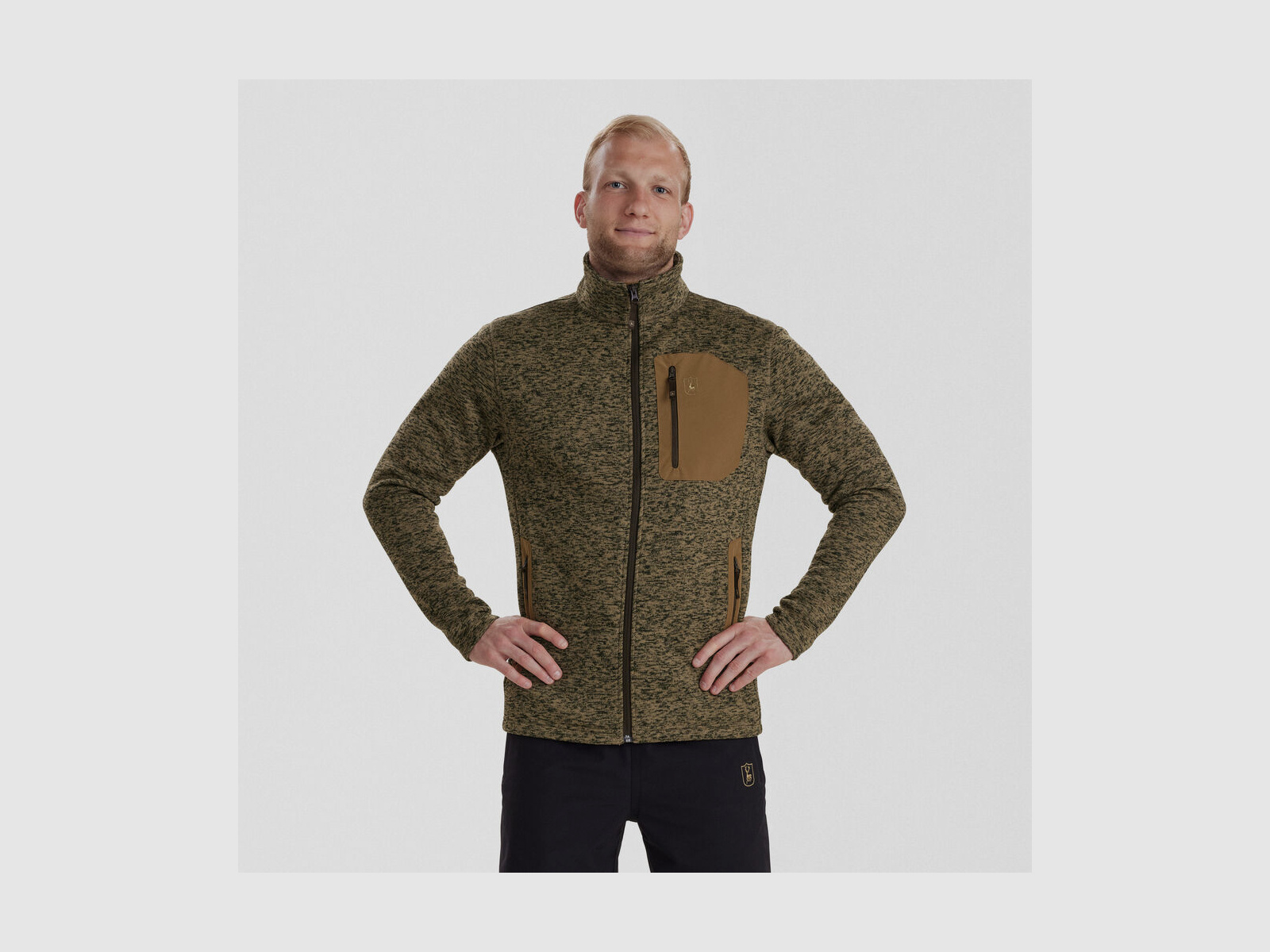 DEERHUNTER Sarek Strickjacke Butternut melange