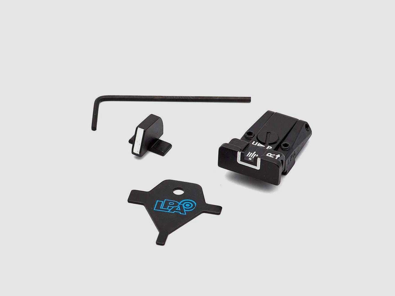 LPA SPR28SS18 Adjustable Sight Set for Sig Sauer P220, P225, P226, P228, image 1 of 3