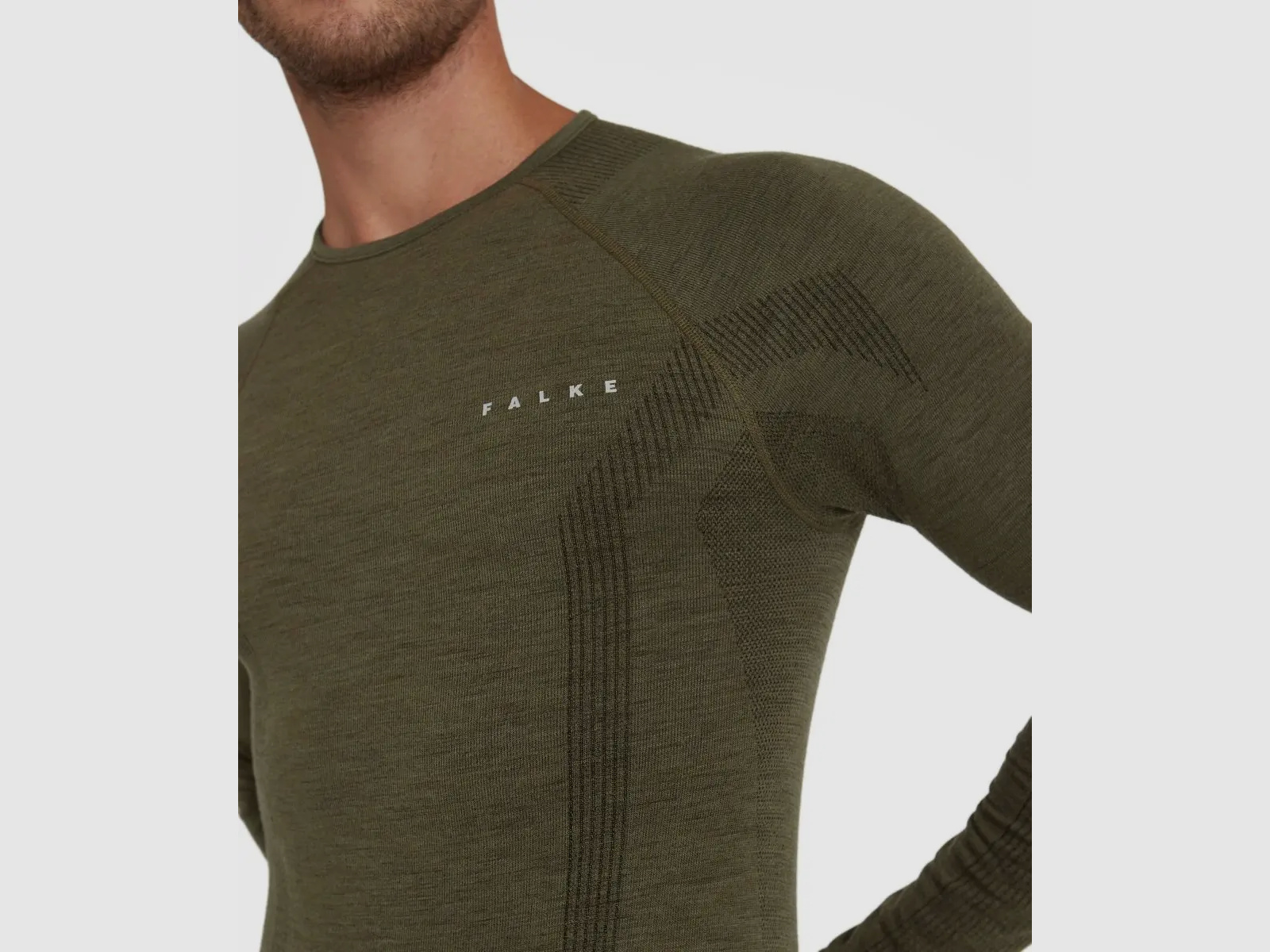 T-shirt à manches longues en laine-tech de Falke