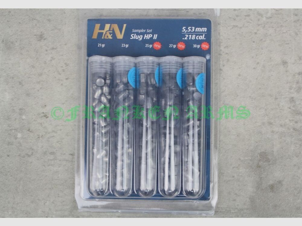 H&N Test Bullets SLUG HP 5.53mm .218 150 pieces