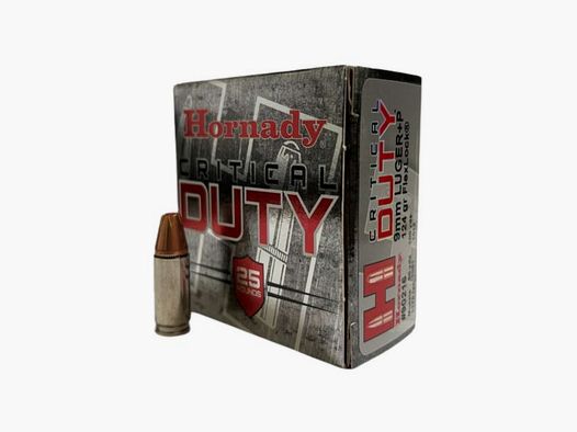 Hornady 9x19 Critical Duty +P 8,04 g/124 gr Munition