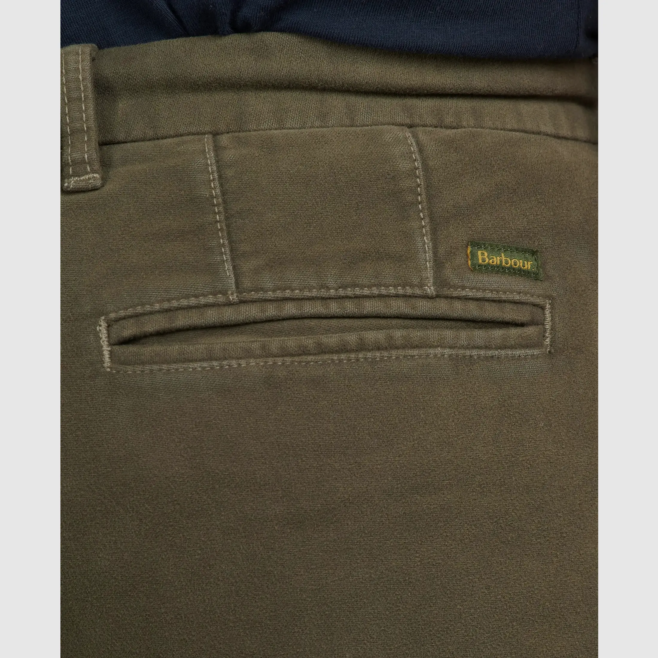 Barbour Neuston Moleskin Trousers, dark olive, afbeelding 4 van 5