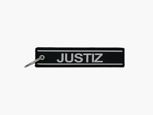 Justiz Schwarz Schlüsselanhänger