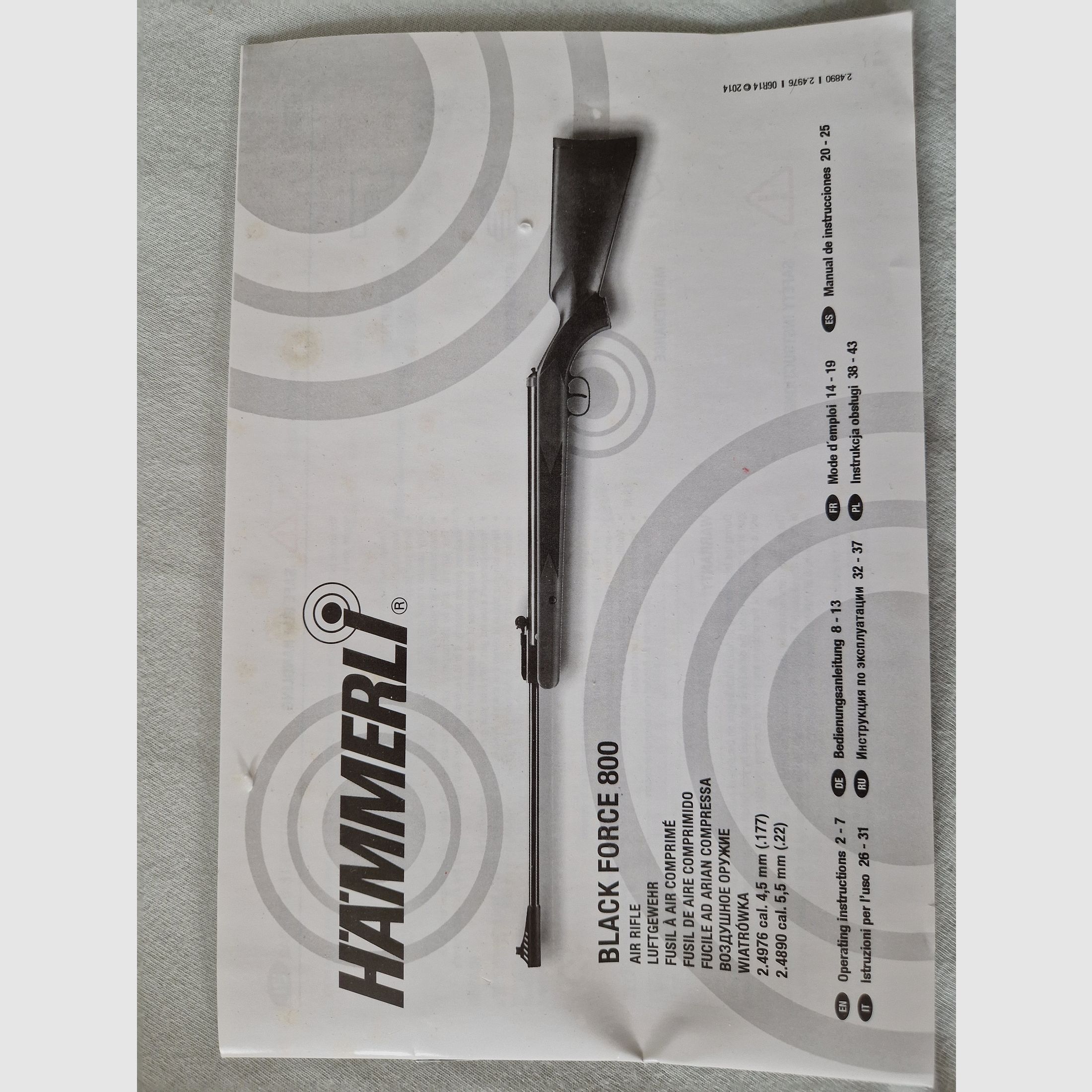 Hämmerli Black Force 800 con mira