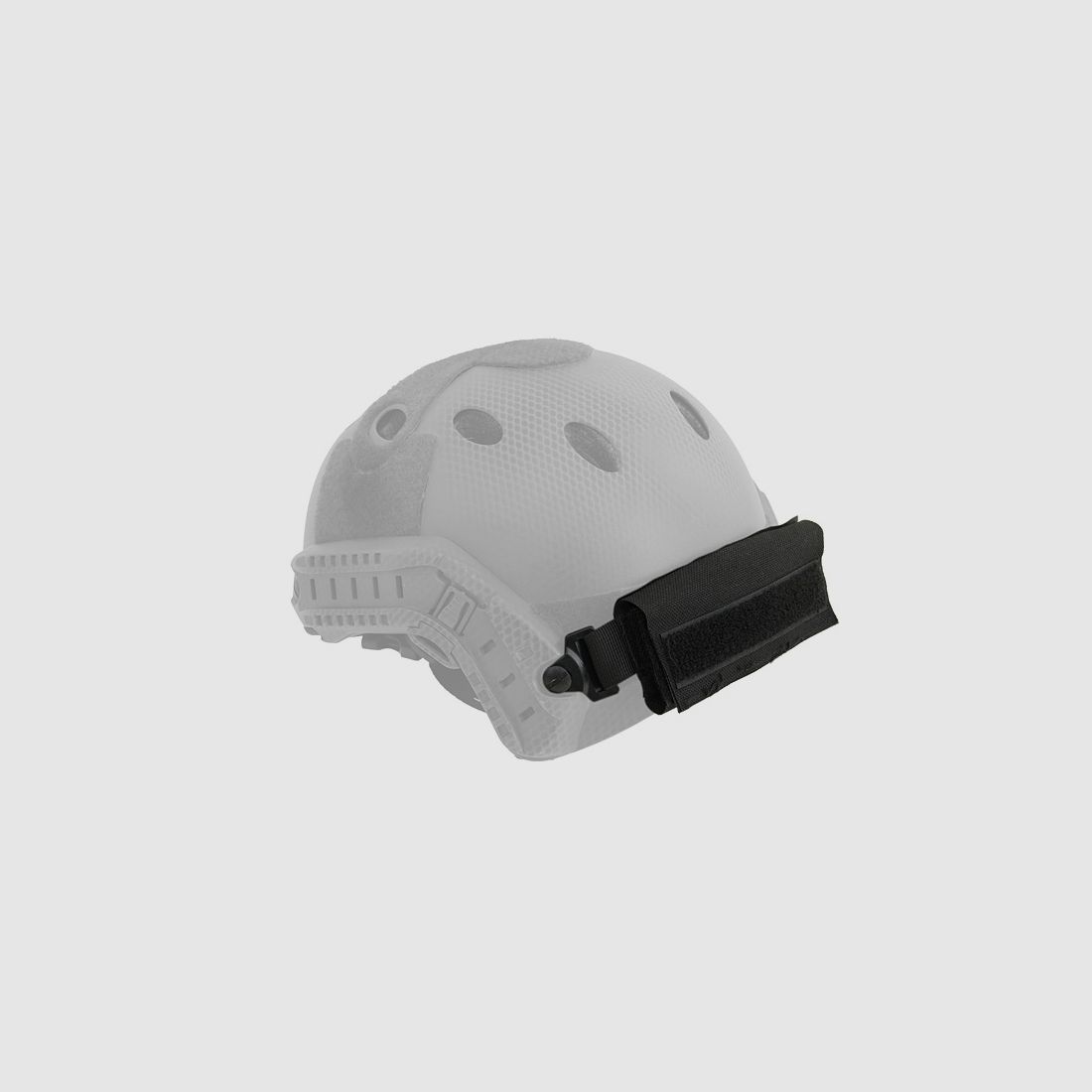Rear Counterweight Accessory Pouch for FAST helmets - Black [EM]