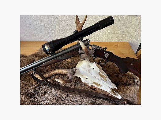 Sauer & Sohn 3000 Drilling 7x57R 16/70 mit .22 Magnum ESL (Krieghoff 44cm) / Zeiss Diavari 2,5-10x52