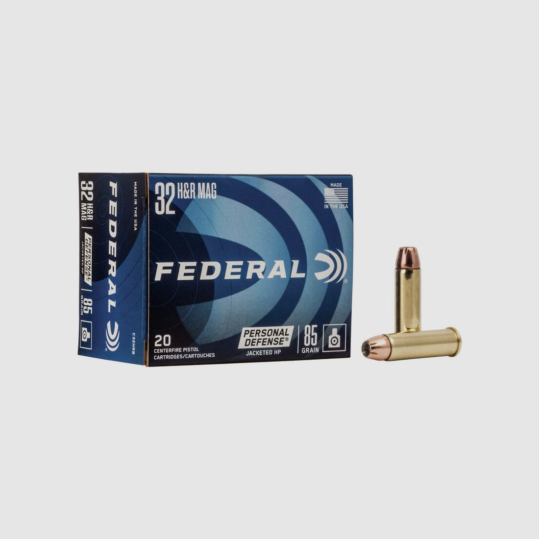 Federal Personal Defense .32 H&R Mag. 85GR JHP 20 cartridges