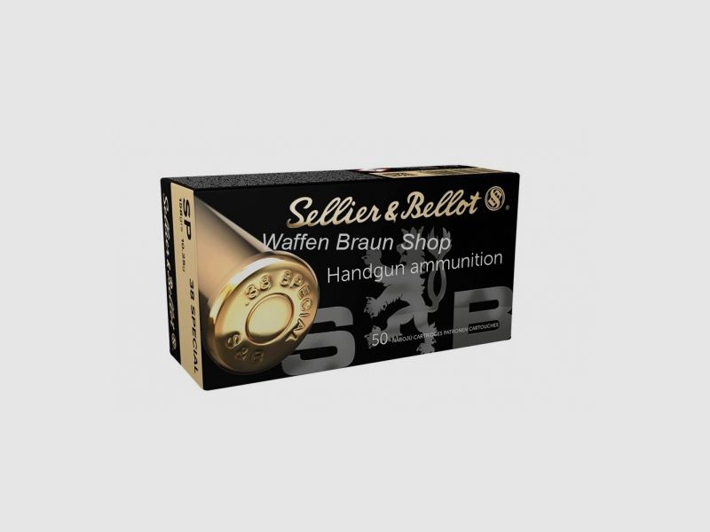 S+B .38Spec. SP 158grs. 50St