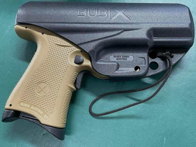 BubiX halbautomatische Pistole 9x19mm - Braun