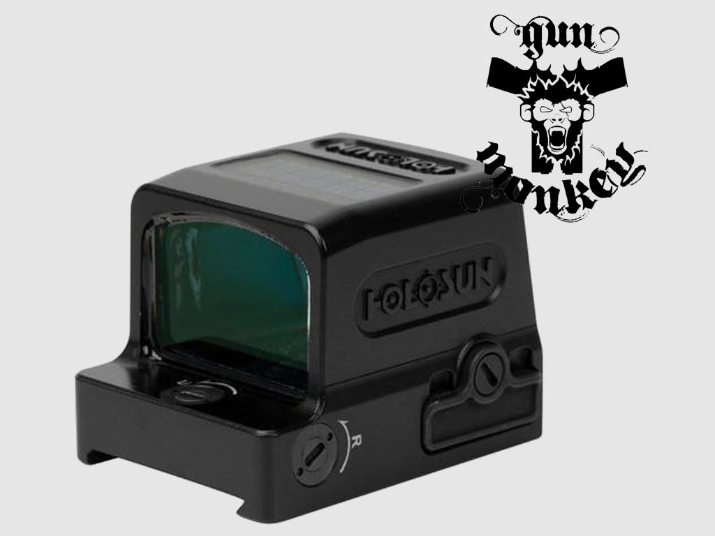 Holosun HE509T-RD Elite Micro Red Dot Collimator – Solar Panel / Titanium, image 3 of 5