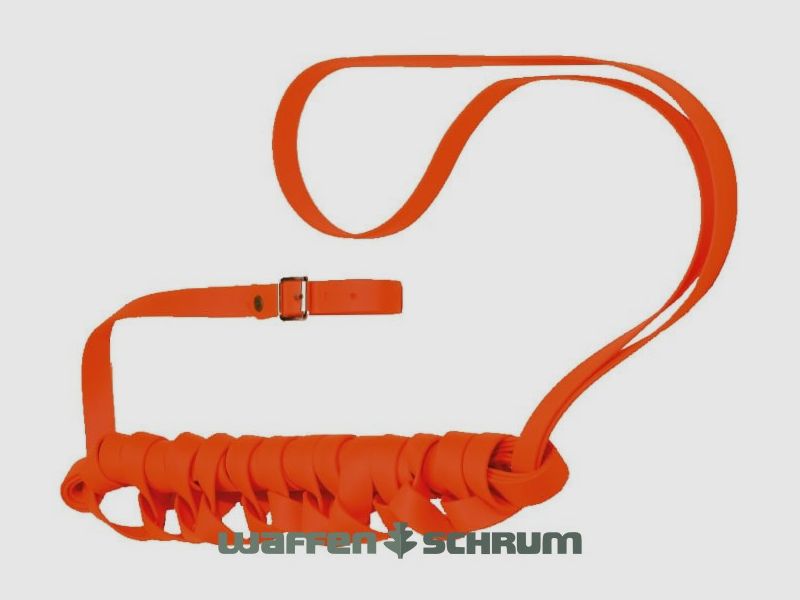 AKAH Schweißriemen aus Bio-Thane mit Lederstopper / Länge 8m / Breite: 13mm
