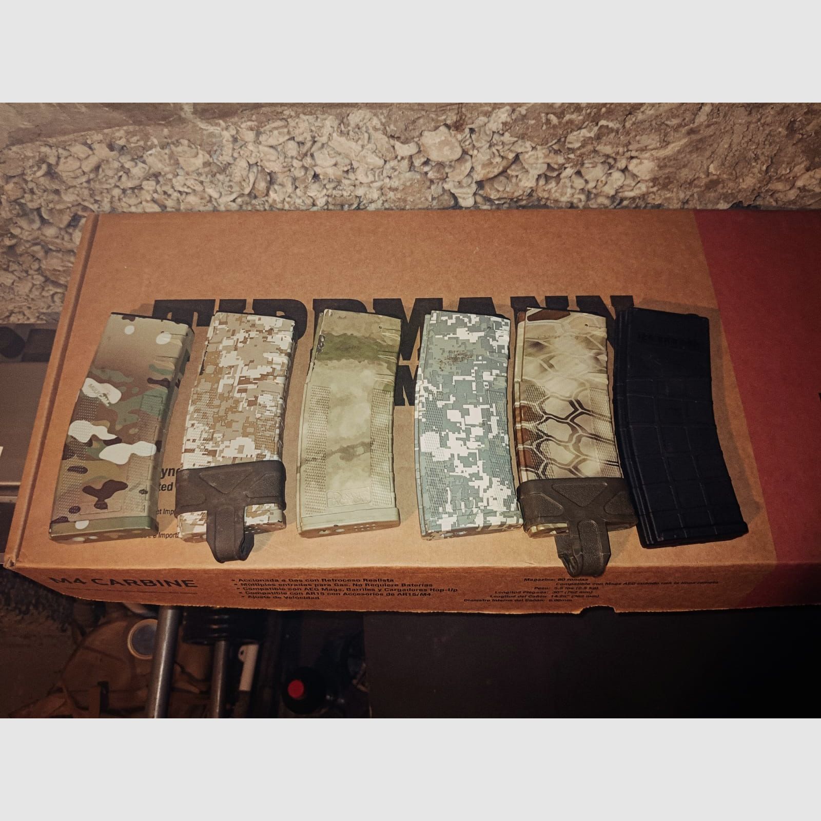 Tippmann M4 Carbine HPA set completo – usado, como nuevo – 6 magazines