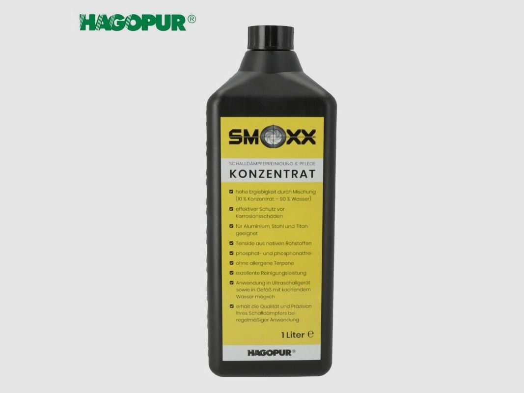 HAGOPUR SMOXX Schalldämpfer Reiniger Konzentrat