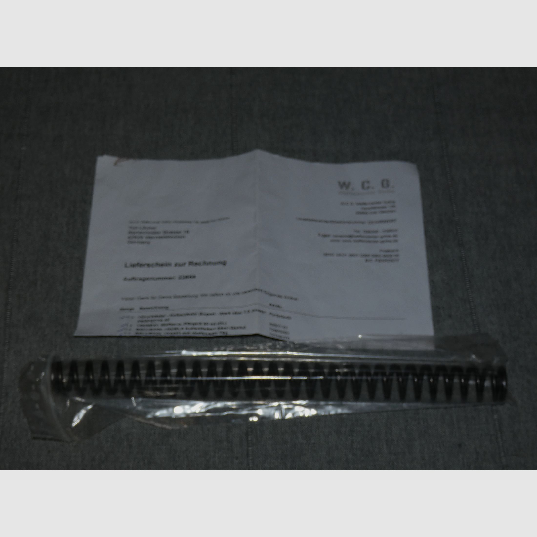 Conjunto de piezas de repuesto para rifle de cerrojo de resorte (Umarex Perfecta Mod. 45 Cal. 4,5mm Diabolo + resorte de tuning (nuevo)
