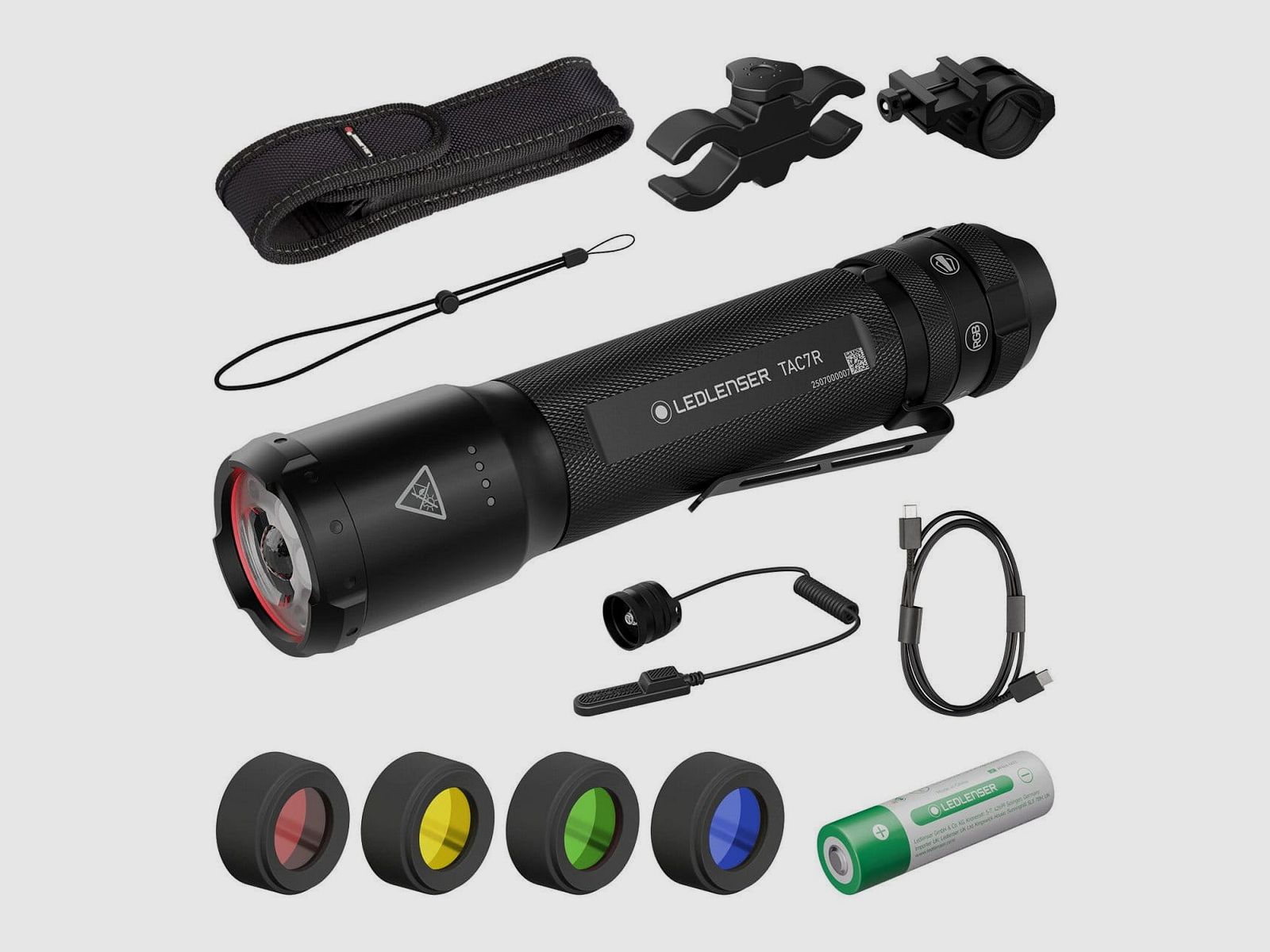 Ledlenser Tactical Outdoor Set TAC7R Flashlight
