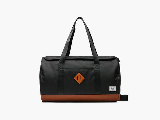 BORSONE – HERSCHEL – HERITAGE DUFFLE | 40L | Black/Saddle Brown
