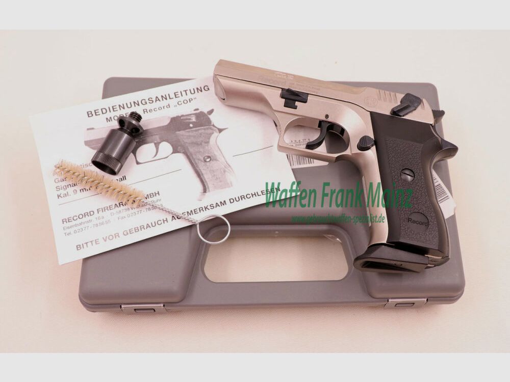 Record, Deutschland COP vernickelt 9mm P.A.K.