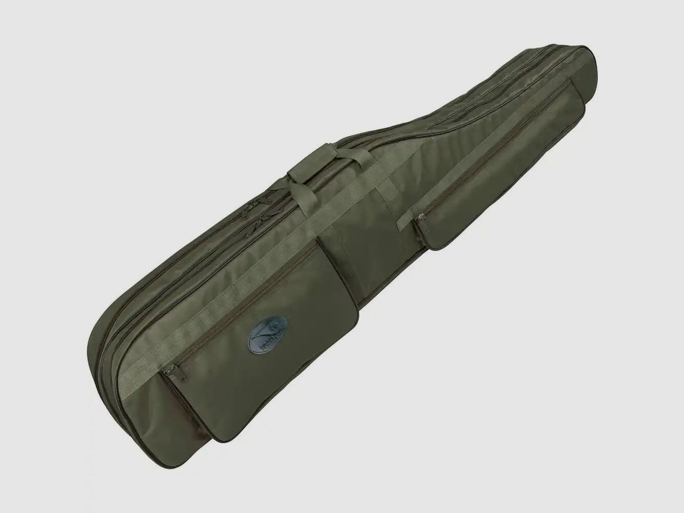 Forest and wood double case for long guns 140cm green - polyester