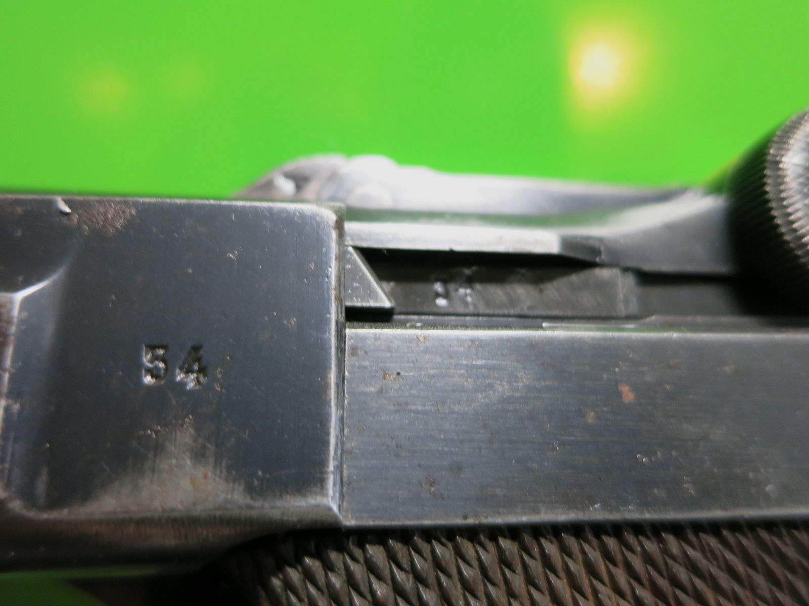 Deutsche Waffen- und Munitionsfabriken (DWM) 1939, Pistole 08 P08, 9 mm Luger, WaA 655 +Adler,  WW2     #67-