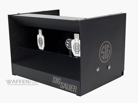 Sig Sauer Caja de Tiro Doble con 3 Objetivos