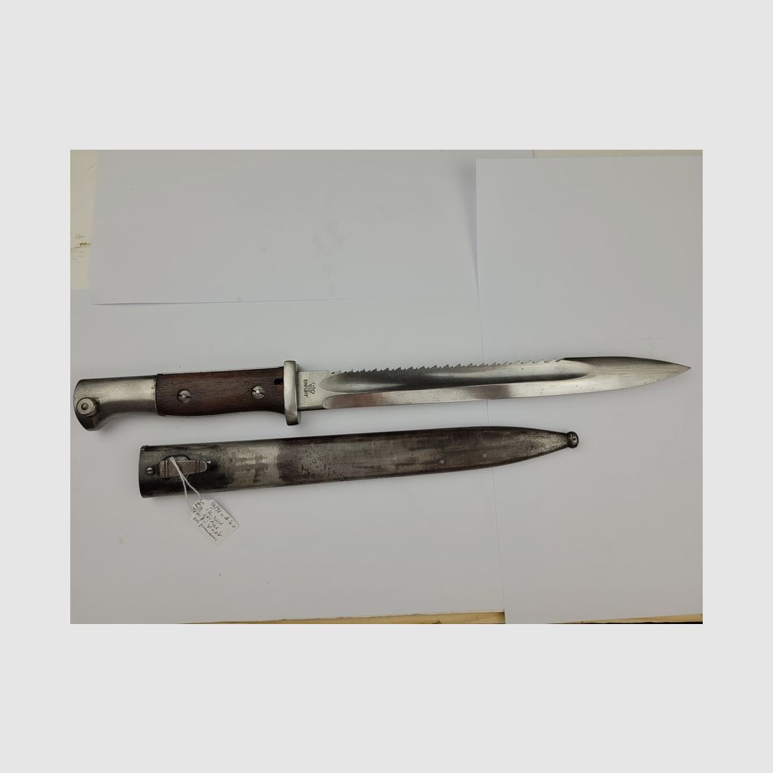 Bayonet 84/98 2e type SCIE – Erfurt + Heller – GEREGIMENTEERD WEIMAR – Zeldzaam 1e FABRIEK – Uitstekende staat, afbeelding 2 van 14