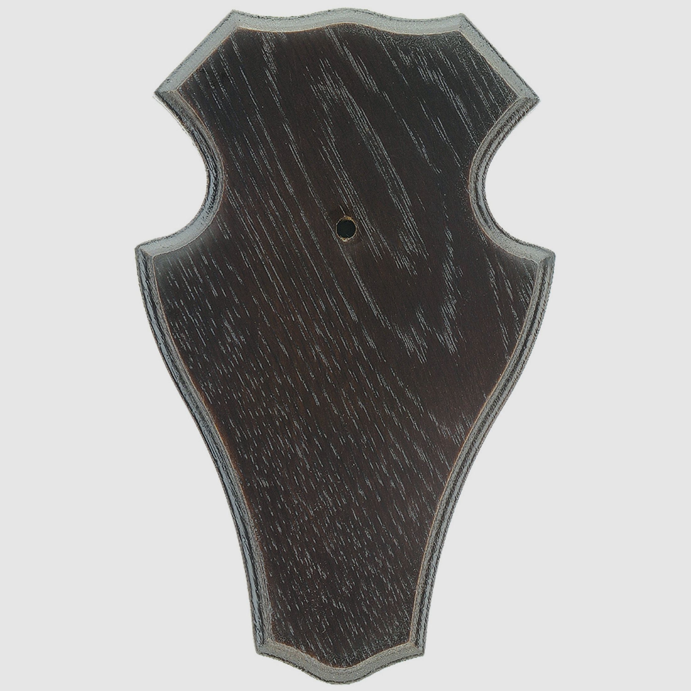 Antler plaque roe deer dark oak
