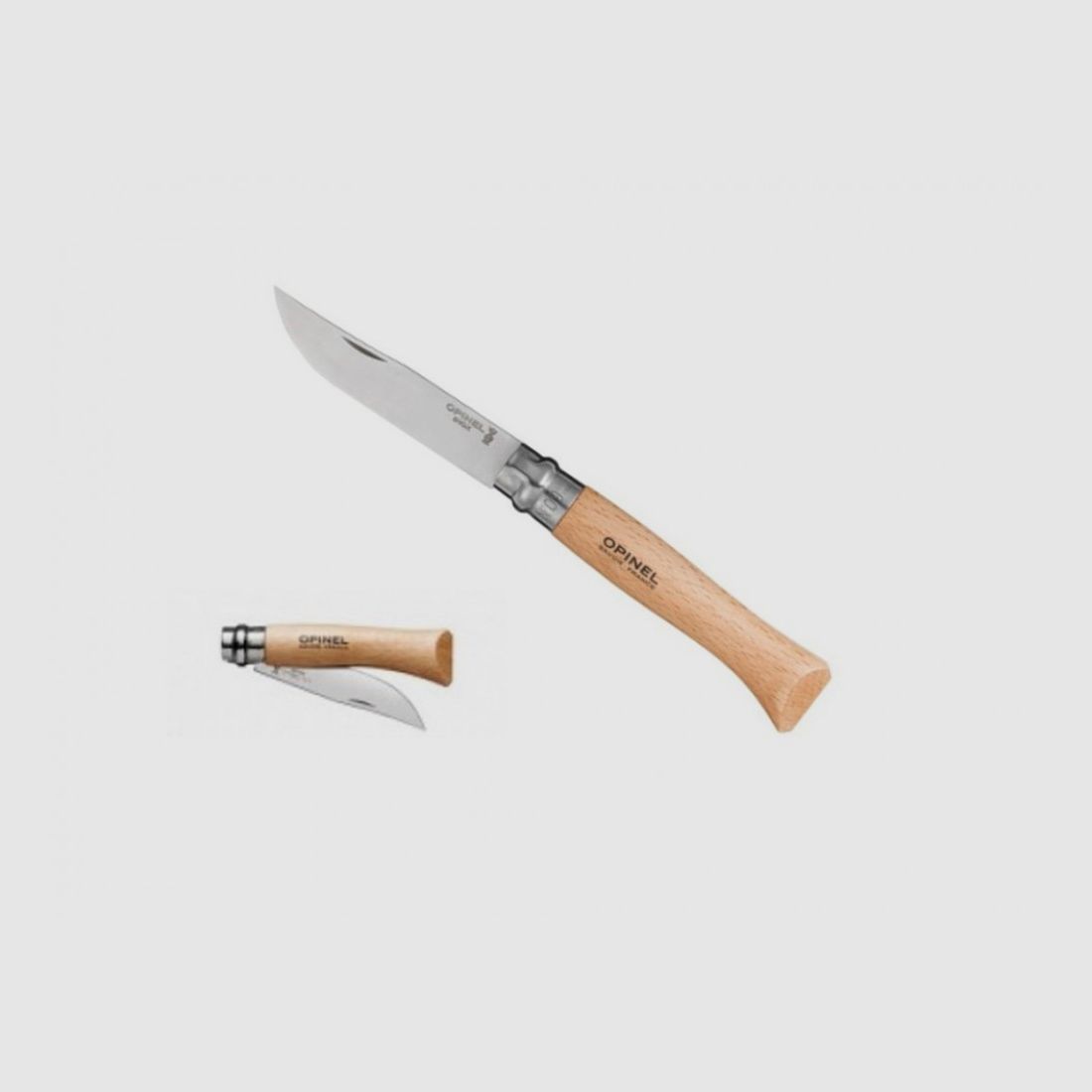 OPINEL Messer Nr. 9 Klinge Edelstahl 8,5 cm - Grün