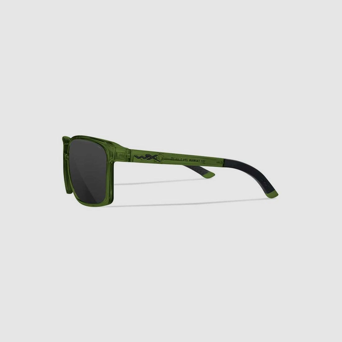 Gafas de sol Wiley X Alfa con lentes grises, montura Crystal Green, imagen 4 de 4