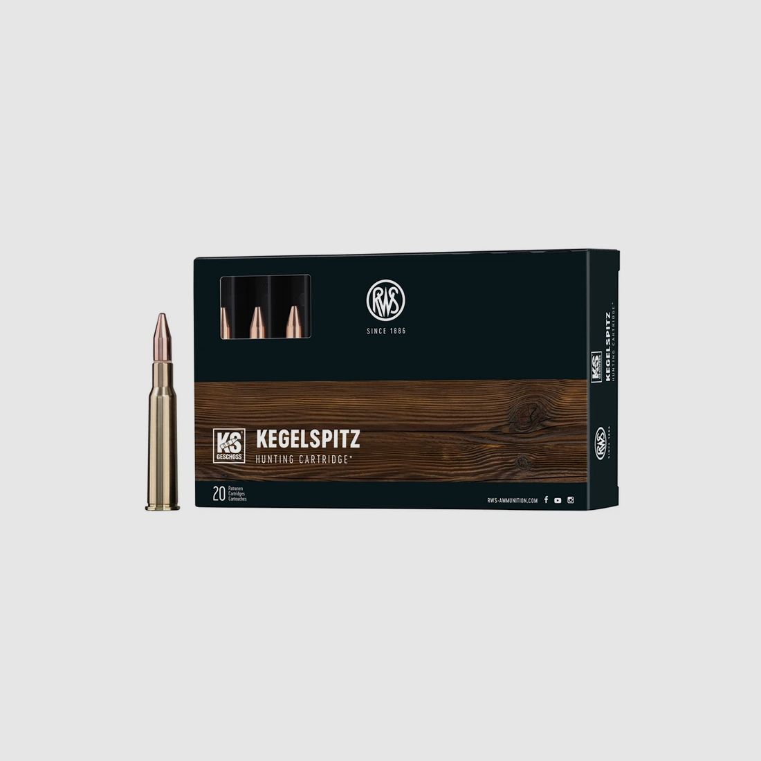 RWS 7x57 R 10,5g KS 20 Patronen