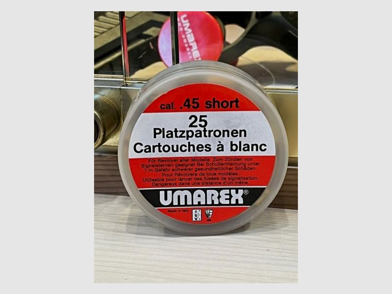 Umarex Platzpatronen .45 short - 25 Schuss