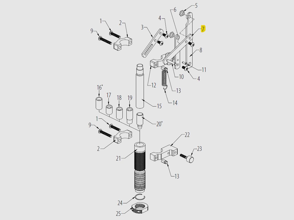 Hornady DRIVE LINK for powder filler auto press 1 piece (398737)