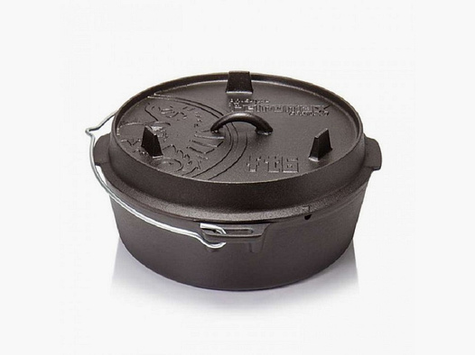 Pot de Feu Petromax FT6 5,5 Litres sans Pieds Accessoires de Chasse