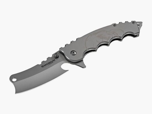 Cuchillo de bolsillo Mortem Cooles con calavera y hoja excepcional