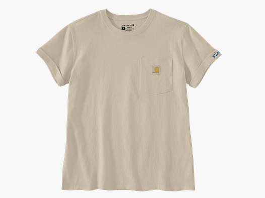 Carhartt Dearborn Loose Rosie T-Shirt Kobiety Oat Milk L
