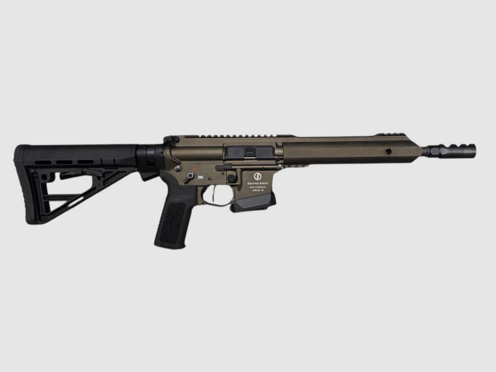 SCHMEISSER AR15-9 S4F Dynamic BRONCE Grey Sport 10,5“ 9mm Büchse sofort verfügbar, Versand +25€