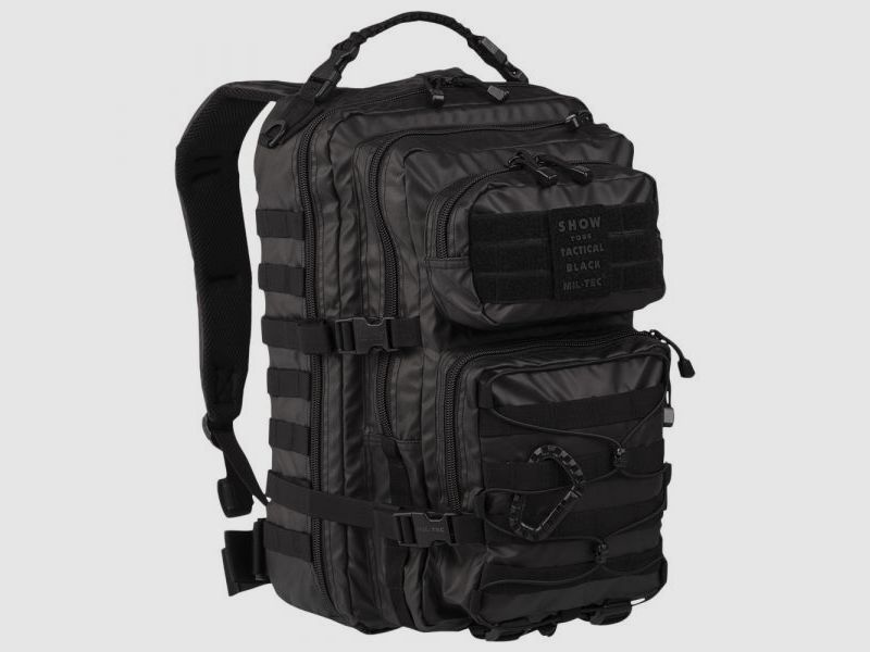 Mil-Tec Rucksack US Assault Pack Tactical Black LG