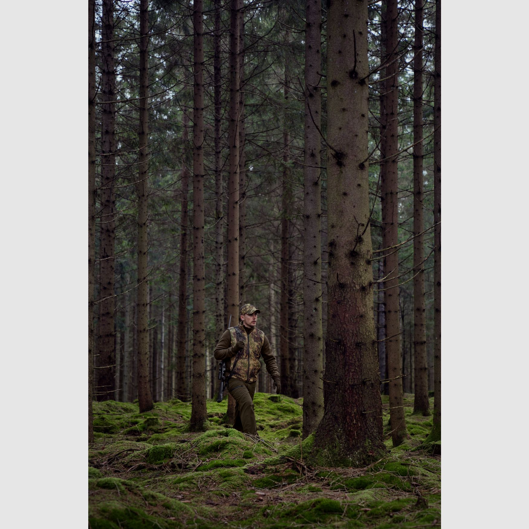 Harkila Deerstalker Tarnmuster wendbare, packbare Weste Willow green/AXIS MSP®Forest, Bild 9 von 12