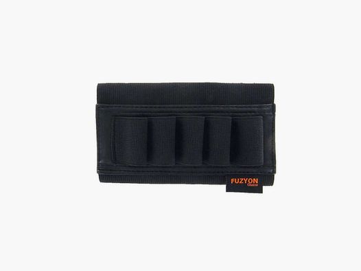 Etui de crosse 5 cartouches nylon noir Fuzyon