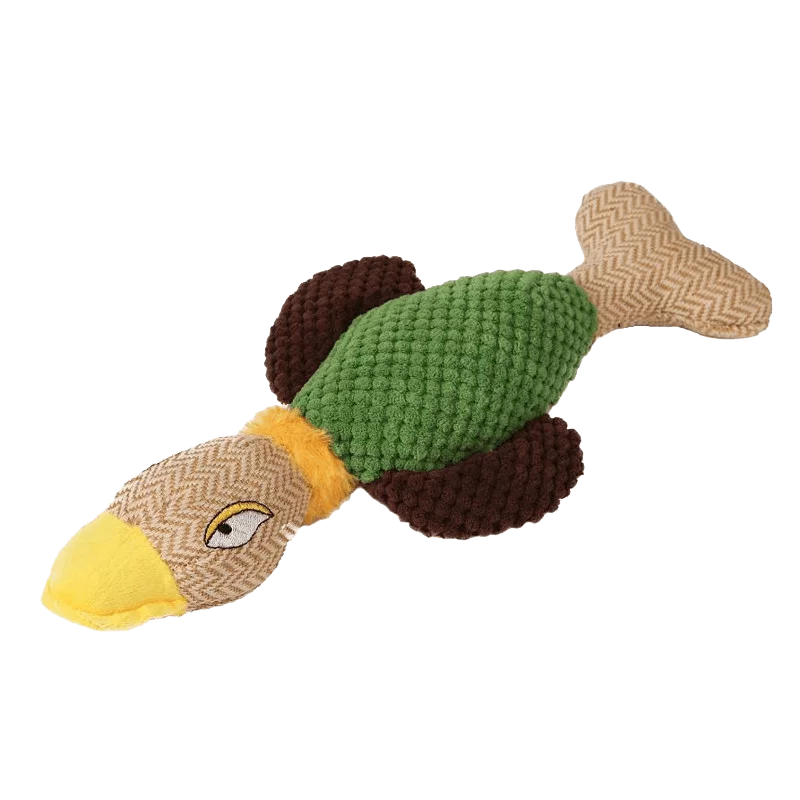 Canard en Peluche Squeaky pour Chiens