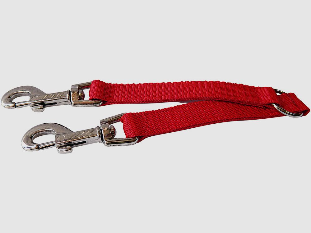 Red nylon coupling 20cm