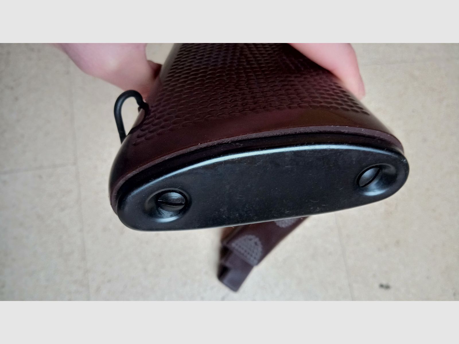 Original East German plastic fixed stock for the MPi-KM manufacturer VEB Wiesa in absolutely best condition // GDR NVA / AKM