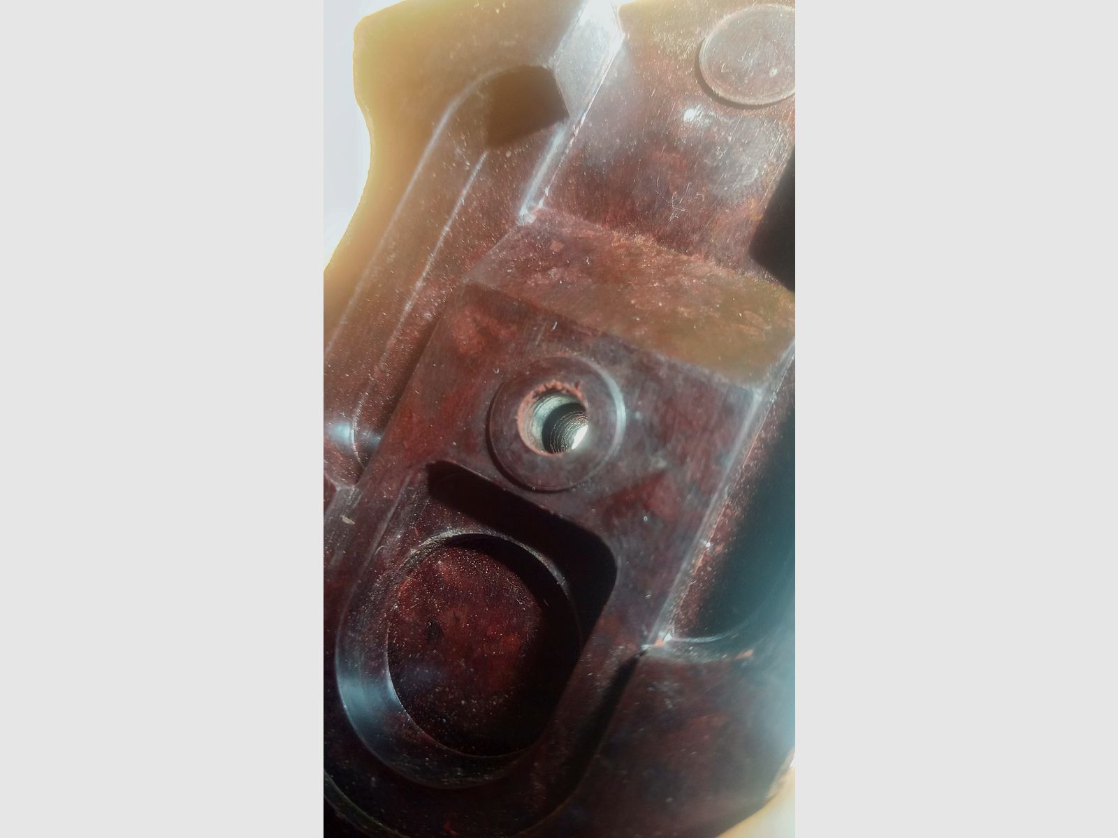 Original AK47 Tipo 1 impugnatura in bakelite con guance di impugnatura corrispondenti