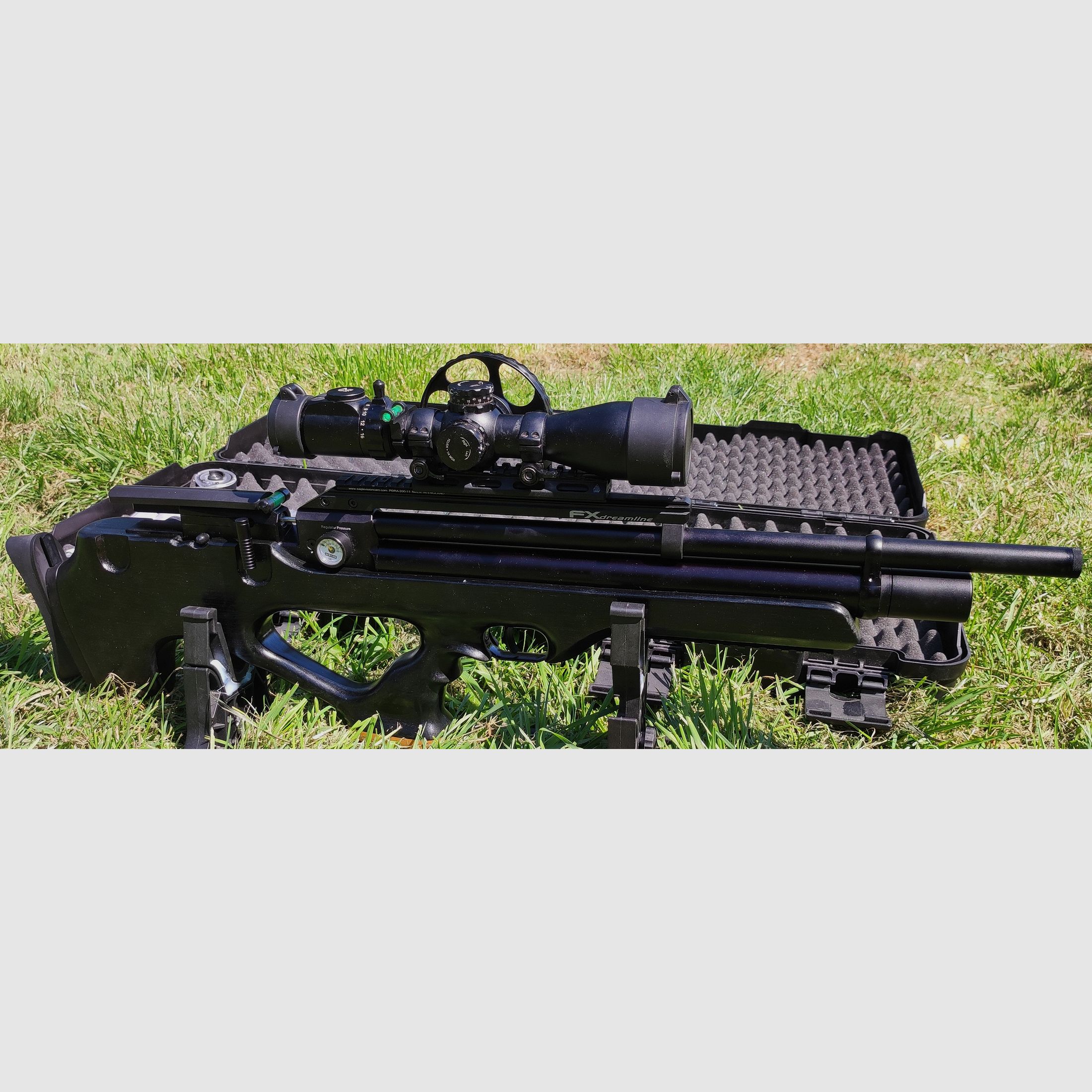 FX Dreamline Bullpup avec crosse en bois fabrication sur mesure 4,5mm