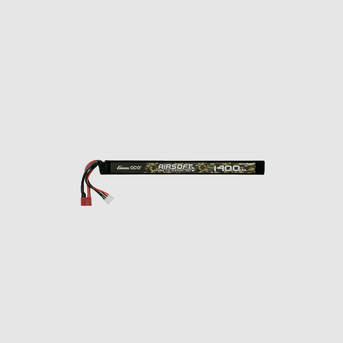 Gens Ace 25C 1400mAh 3S1P 11.1V Airsoft LiPo mit T-Stecker