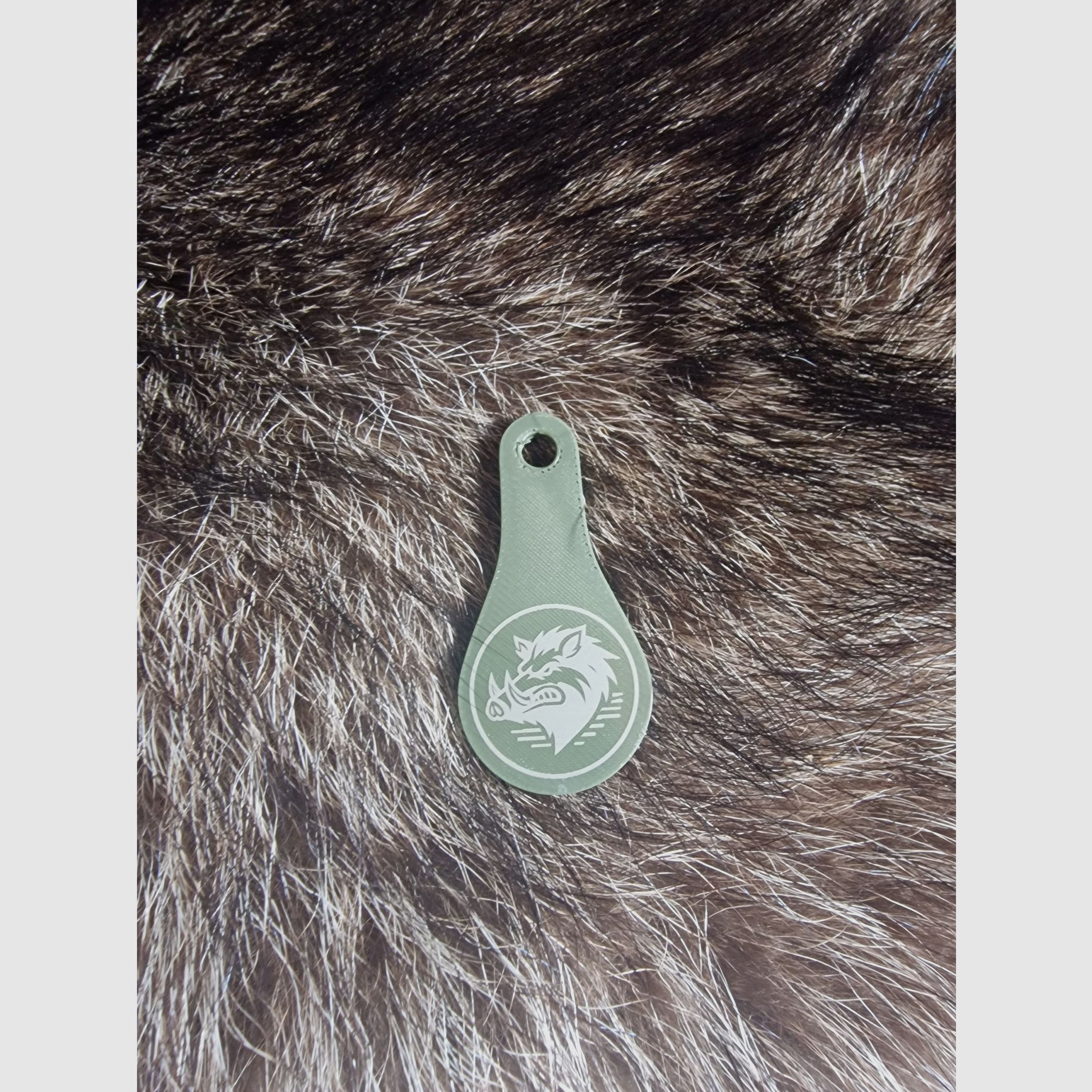 Einkaufswagenöffner mit jagdlichen Motiven