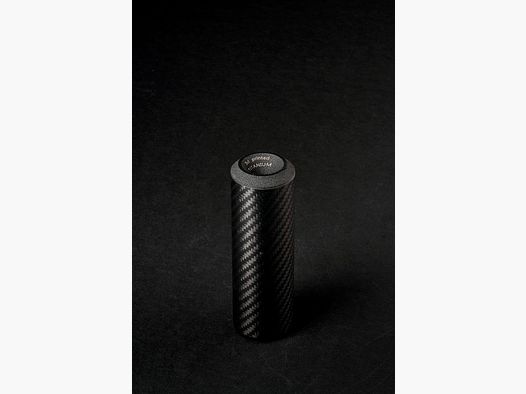 Schalldämpfer INCA AIR K44Ti für Waffen | Kurzversion 3D Druck Titan-Carbon Silencer